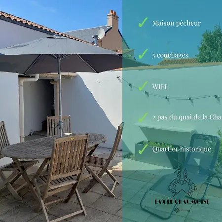 Maison De Pecheur Agreable & Chaleureuse-la Chaume - La Cle Chaumoise